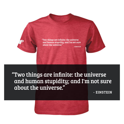 Famous Quote Tees - Einstein