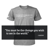 Famous Quote Tees - Ghandi