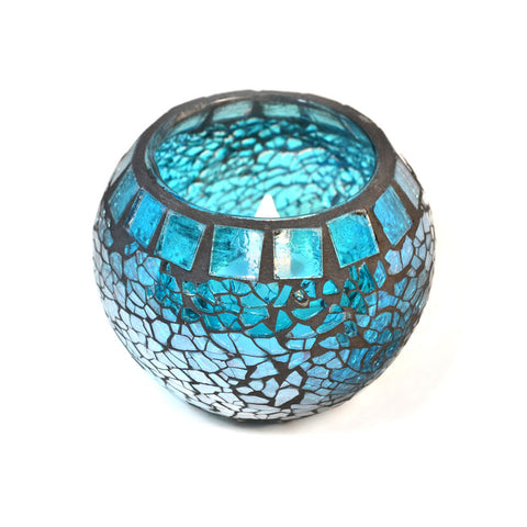 Mini Mosaic Globe - Blue