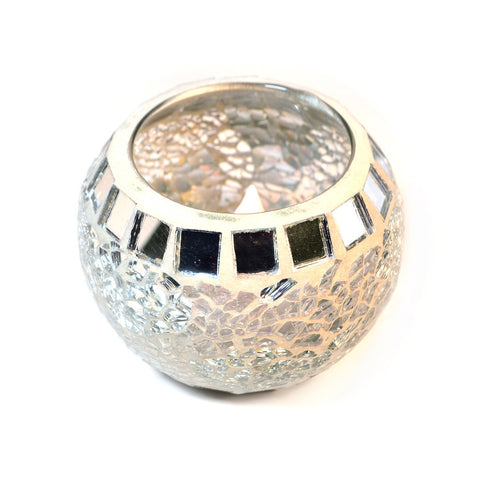 Mini Mosaic Globe - Crystal