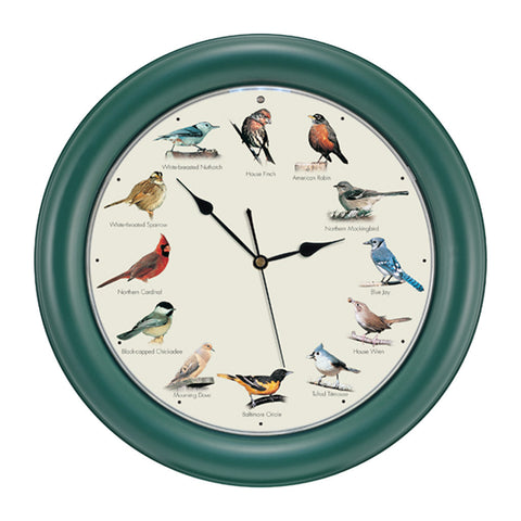 Original Singing Bird Clock - 10.7"