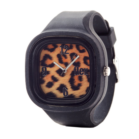 Flex Watch - Black Leopard Watch