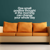 One small positive thought